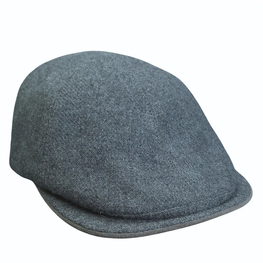 Goorin Bros Hat Cap Flat Ivy Newsboy Mens Grey Wool Blend Made In USA Adult OSFM